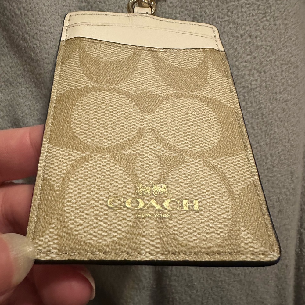 Coach id/card lanyard